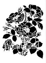 LOVELY LUSH POSEY STENCIL